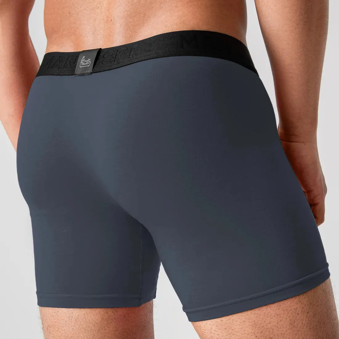 ProActive Soft Boxer Brief 5.8", Graphite