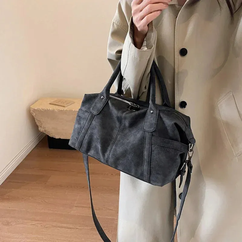 PU Leather Retro Crossbody Shoulder Bag
