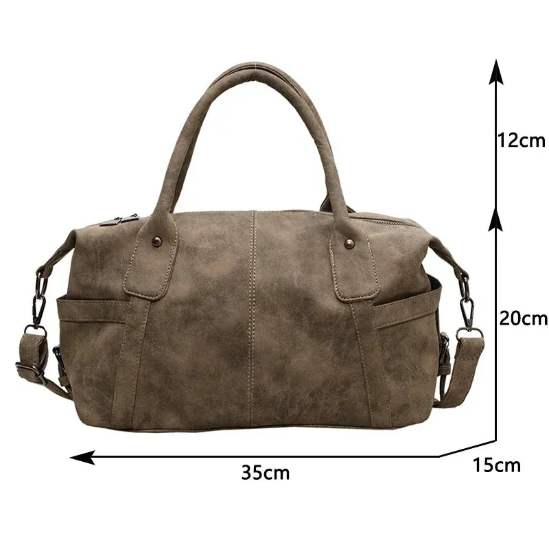 PU Leather Retro Crossbody Shoulder Bag