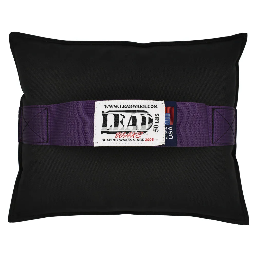 Purple and Black 50lb <br>Lead Wake Ballast Bag