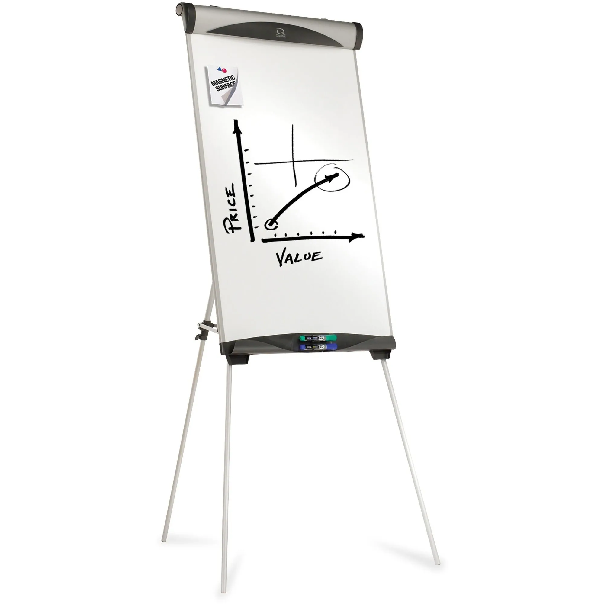 Quartet Euro Nano-Clean Magnetic Presentation Easel
