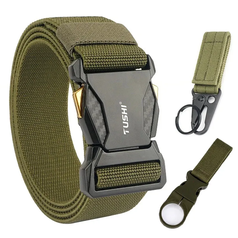 Quick-Release Elastic Belt for Men