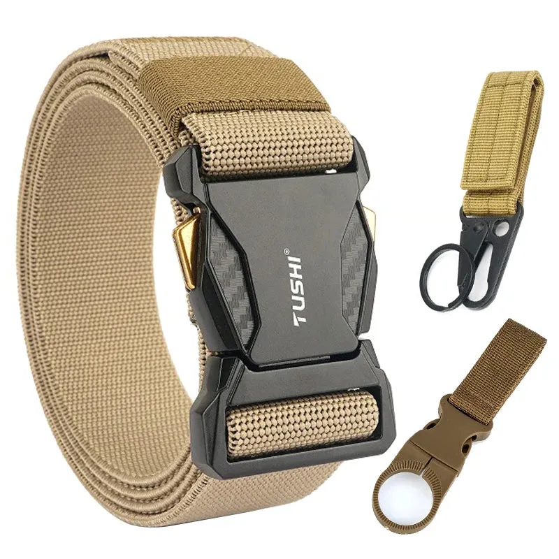 Quick-Release Elastic Belt for Men