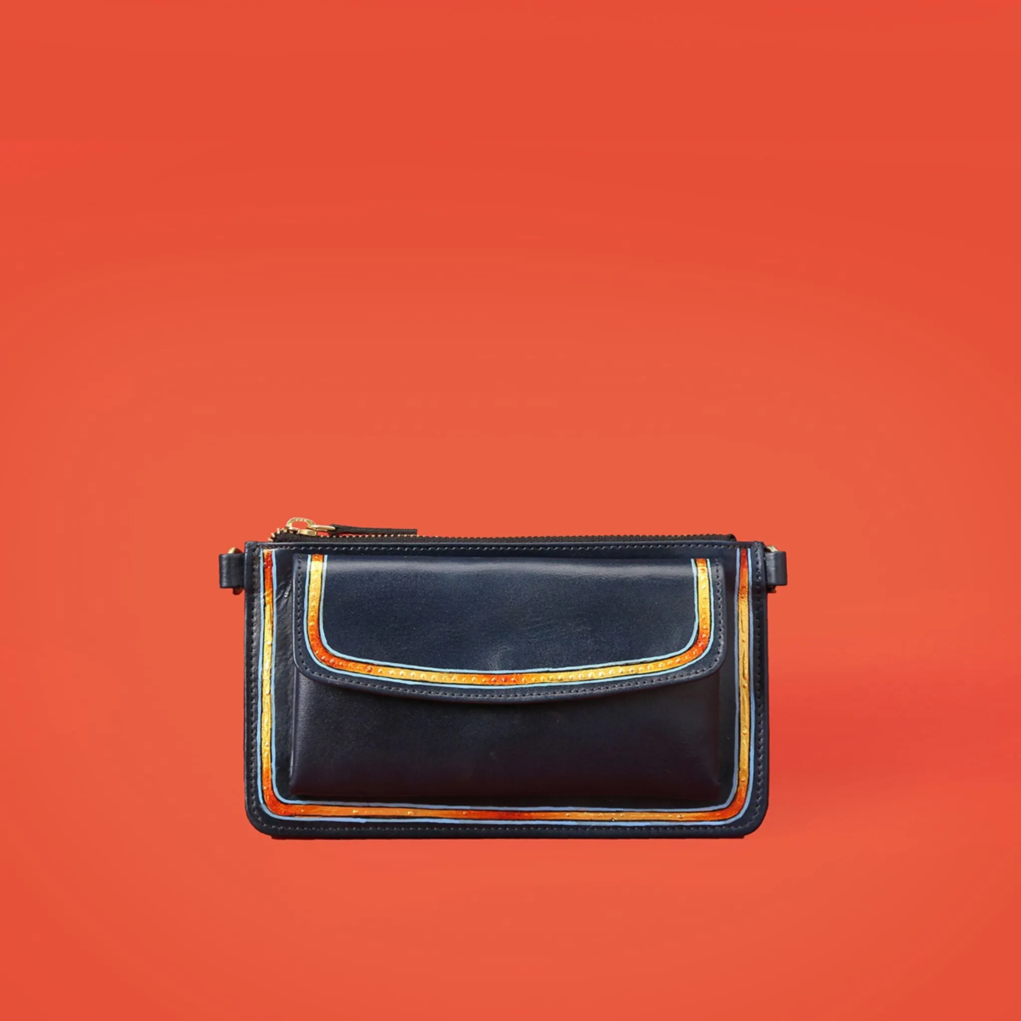 "Seher" SLING WALLET - Blue