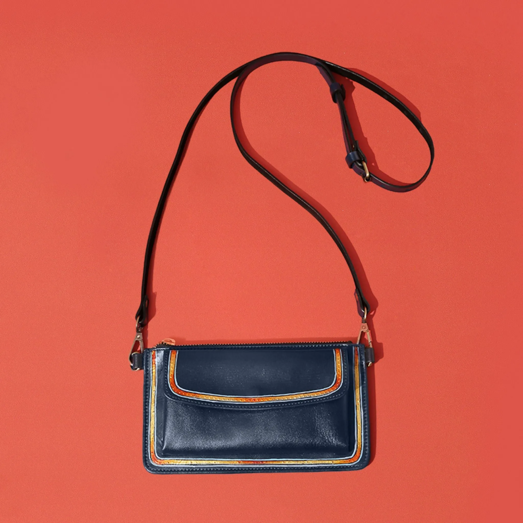 "Seher" SLING WALLET - Blue