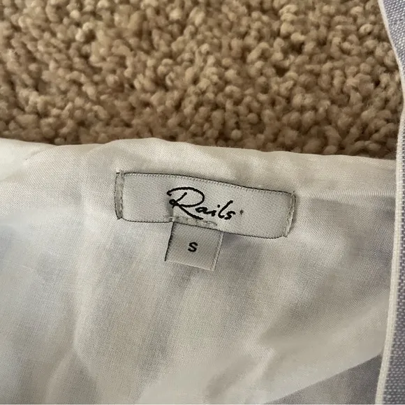 Rails Sandy Mini Dress in Blue Iris Stripe Mix Size Small