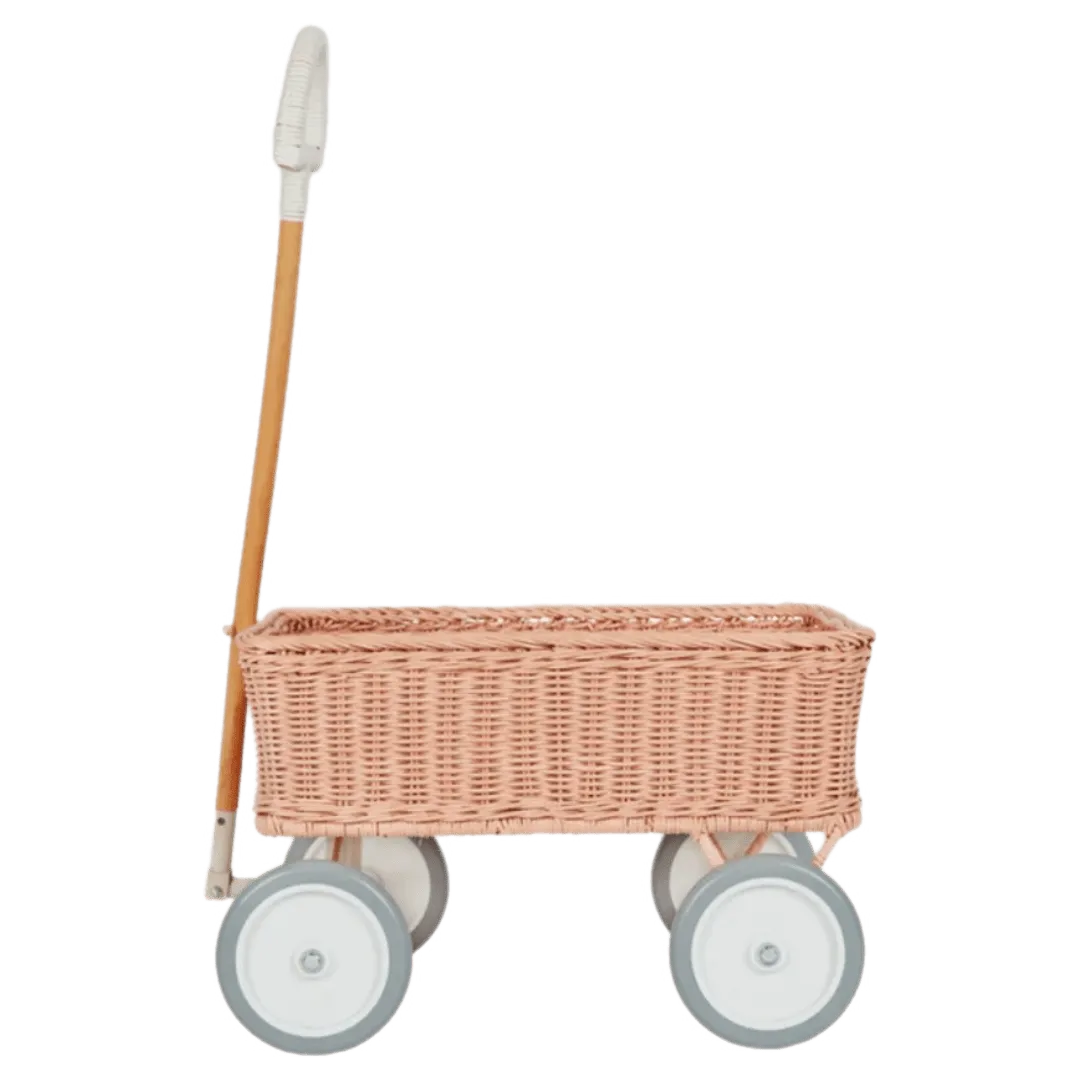 Rattan Wonder Wagon - Rose