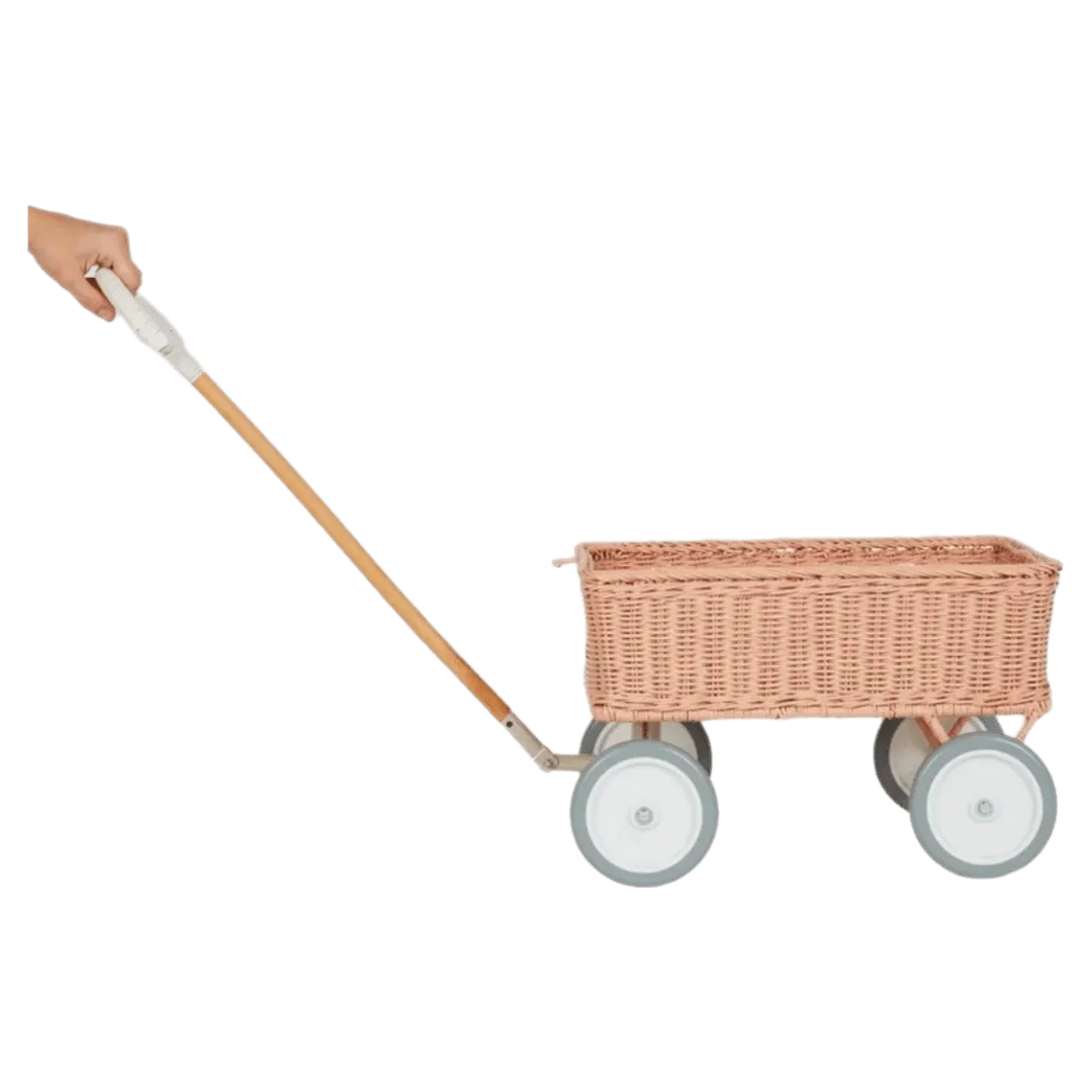 Rattan Wonder Wagon - Rose