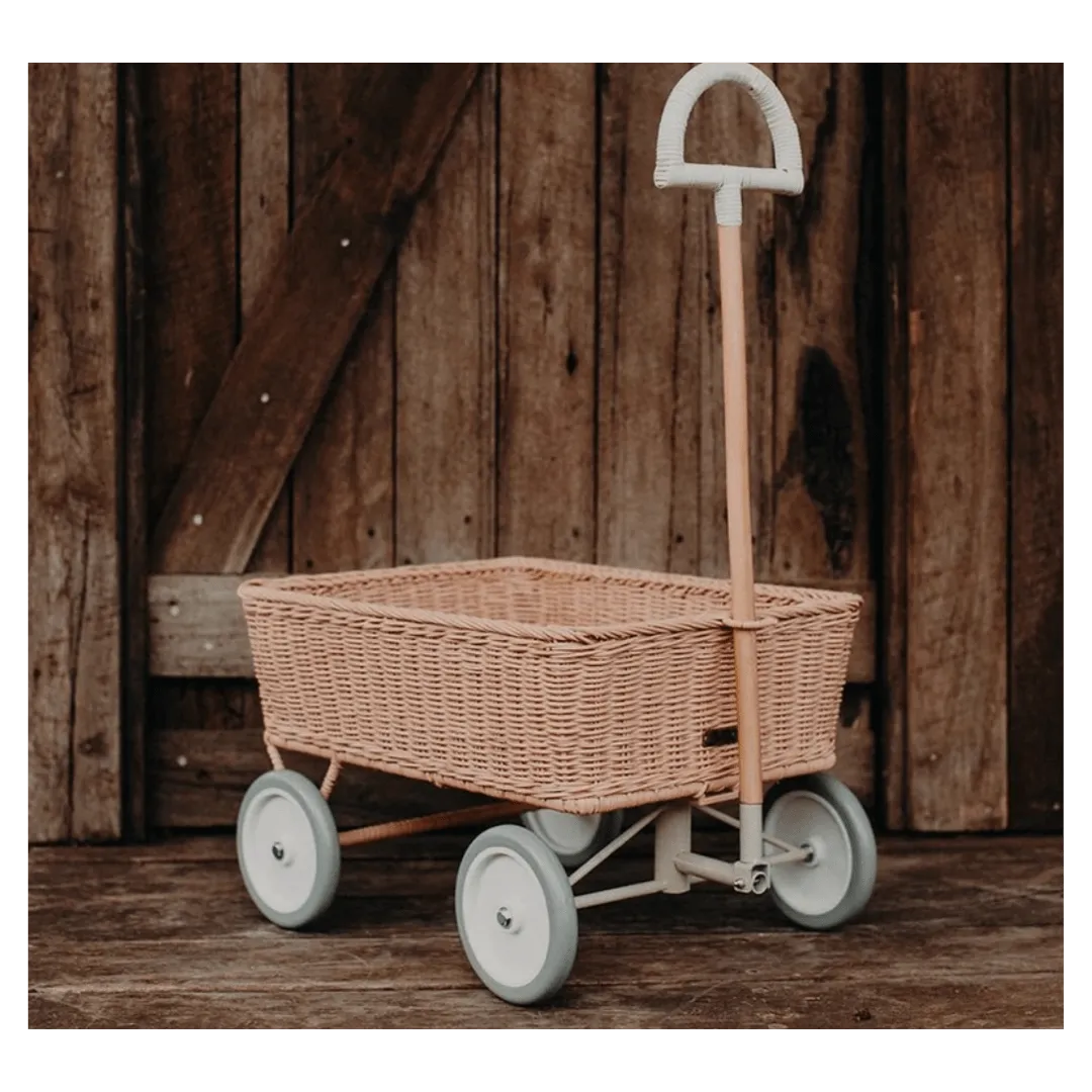 Rattan Wonder Wagon - Rose