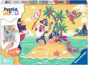 Ravensburger Puzzle & Play: Pirate Adventure 2x24 pc