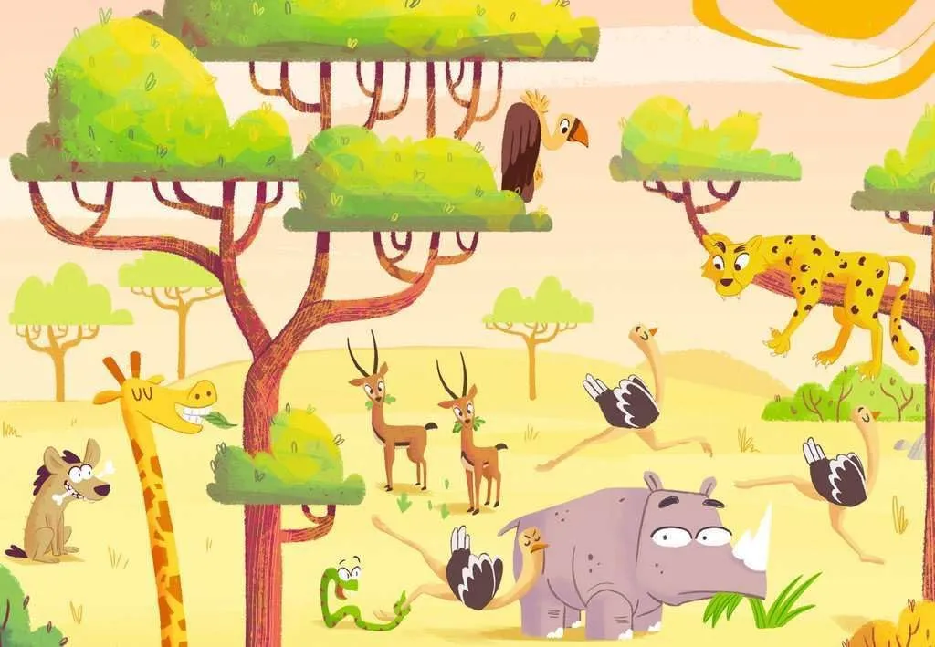 Ravensburger Puzzle & Play: Safari Time 2x24 pc
