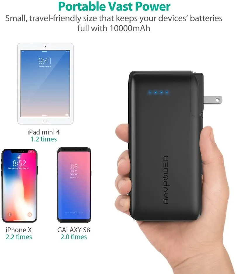 RAVPower - AC10000mAh with EU&UK