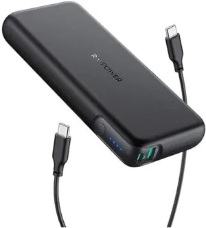 RAVPOWER RP-PB186 10000mAh PD Pioneer 20W 2-Port Portable Charger
