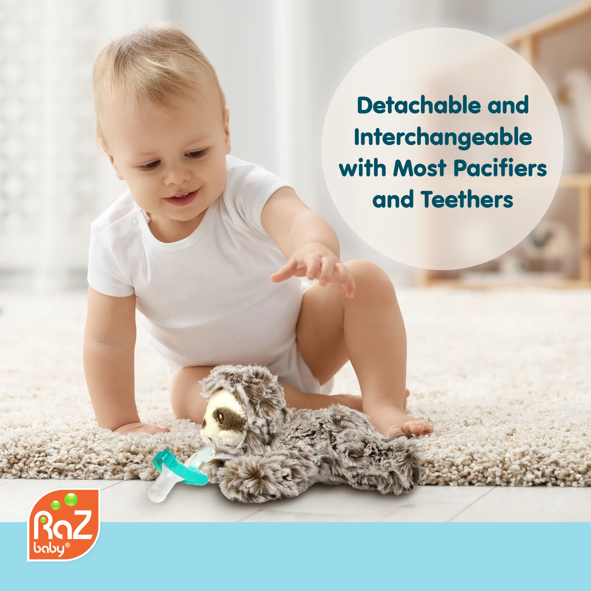 RaZbuddy Paci/Teether Holder