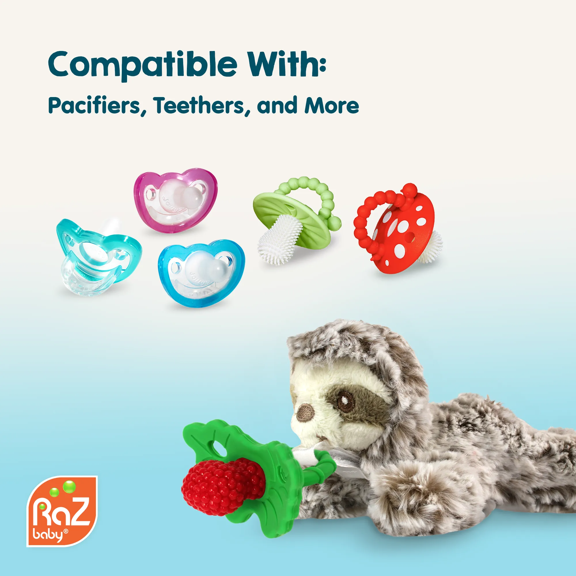 RaZbuddy Paci/Teether Holder