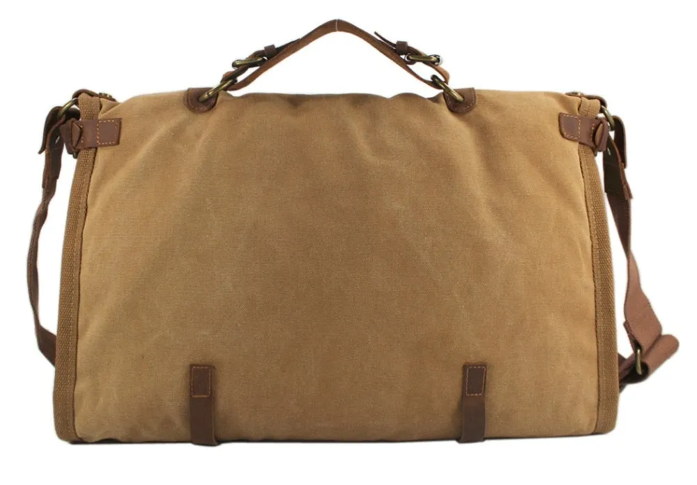 Realaiot Vintage Retro military Canvas   Leather men travel bags luggage bags men weekend Bag Overnight duffle bags tote Leisure M314#