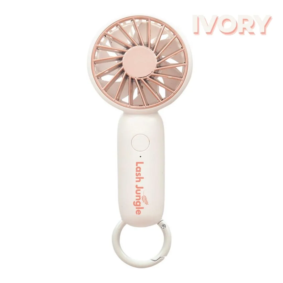 Rechargeable Handheld Mini Lash Fan for Eyelash Extension