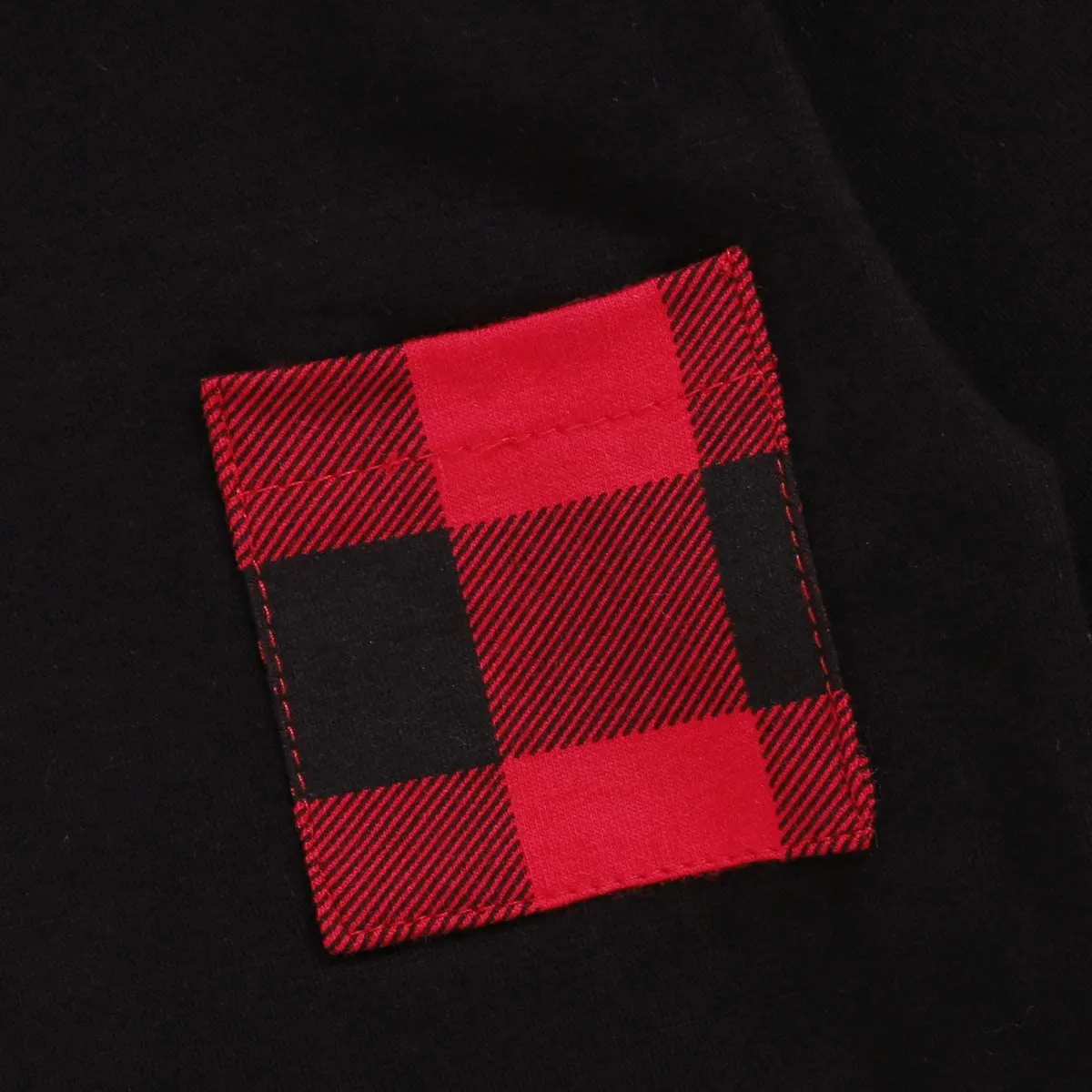 Red Plaid Hoodie Pant Set
