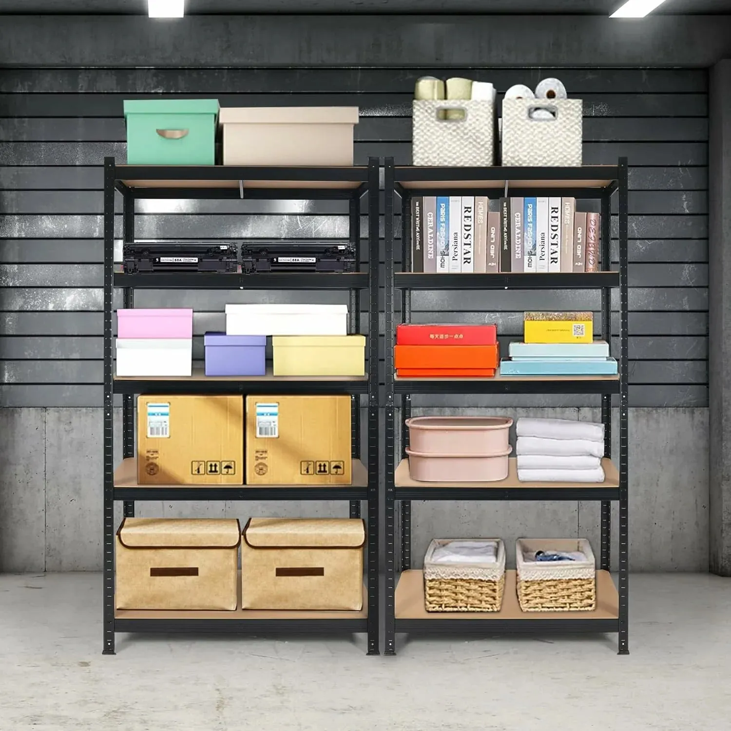 REDCAMP 5 Tier Adjustable Garage Shelving Unit