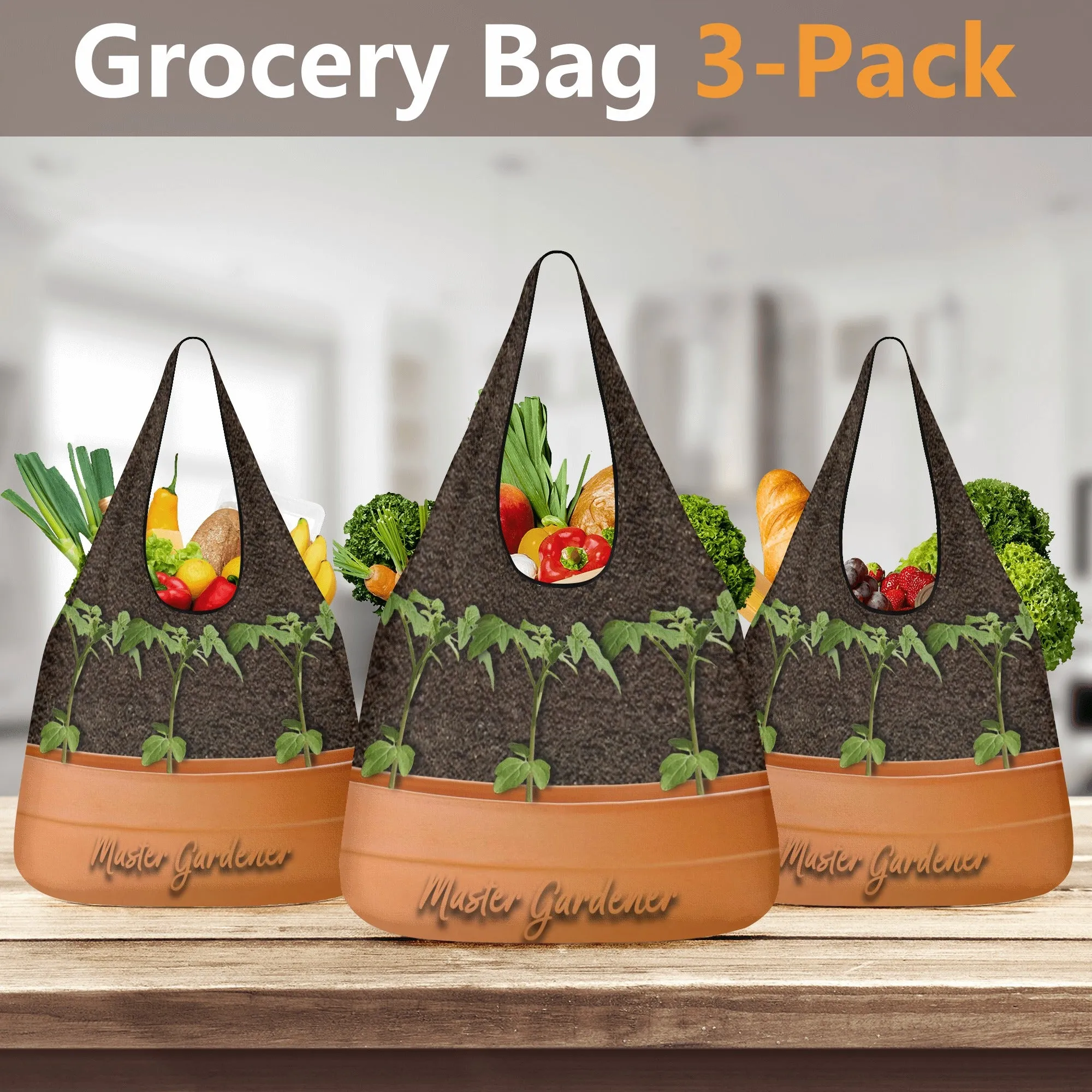 Reusable Produce Sacks 3 Pack: Master Gardner