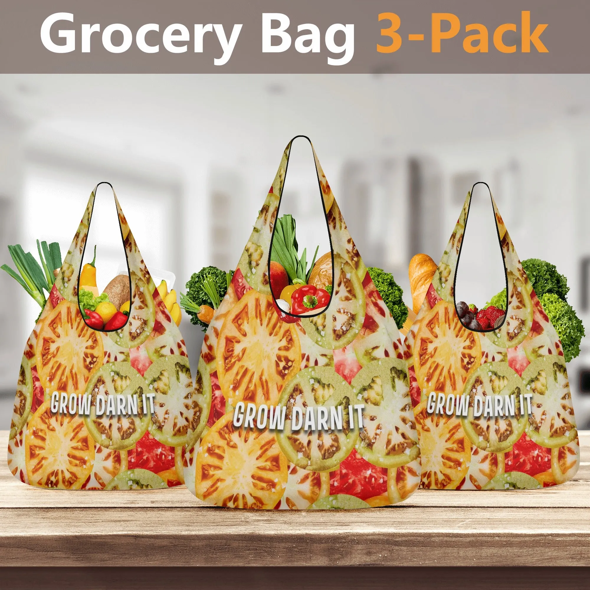 Reusable Produce Sacks 3 Pack: Tomatoes