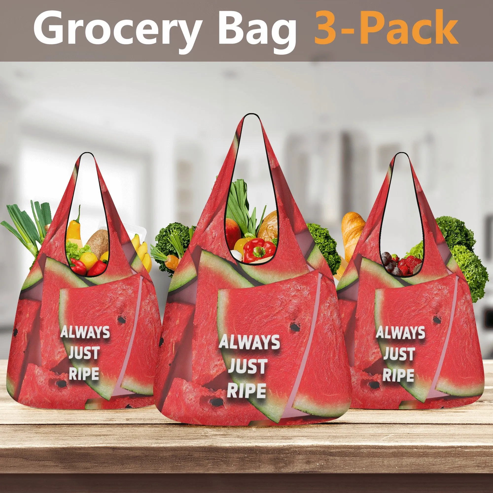 Reusable Produce Sacks 3 Pack: Watermelon