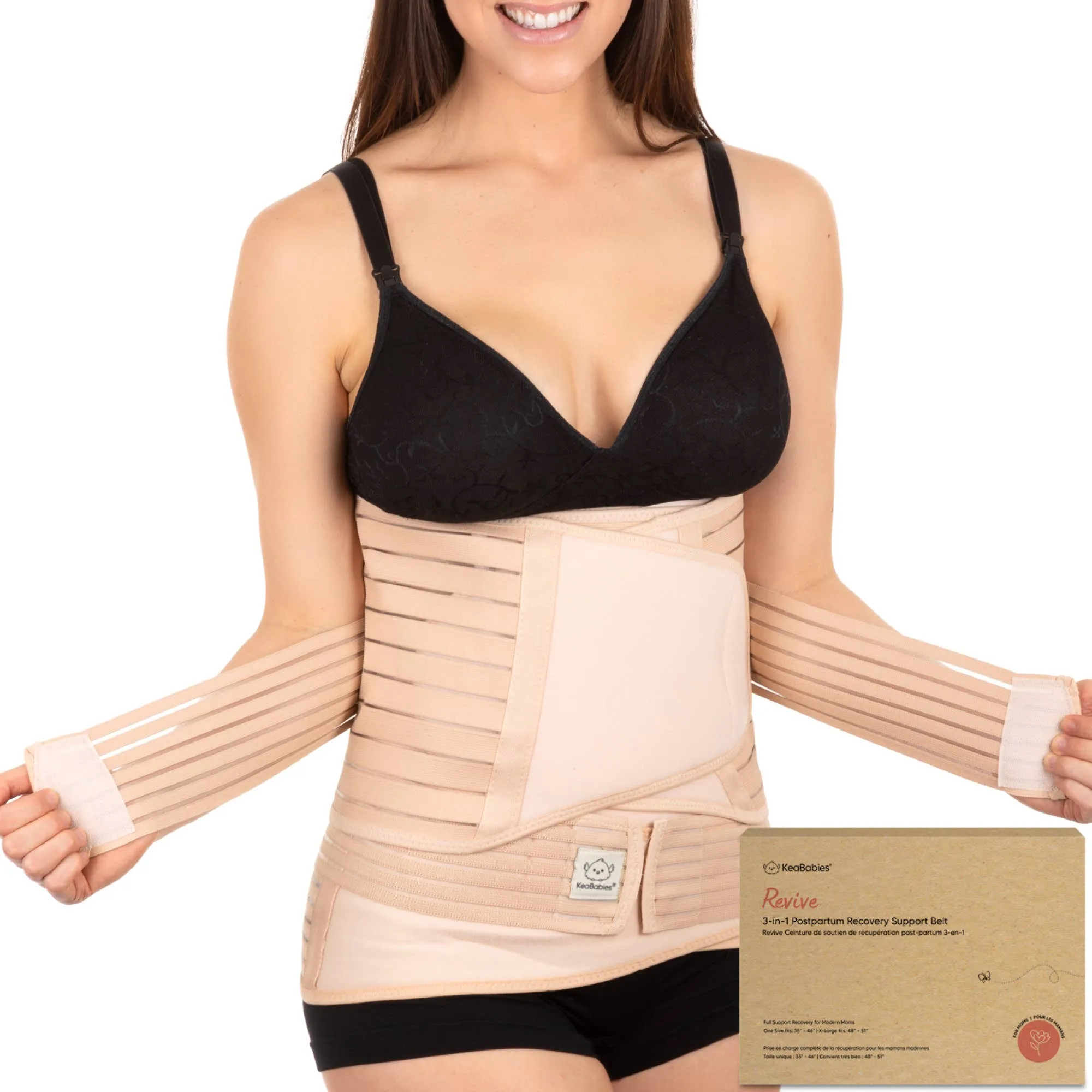 Revive 3 in 1 Postpartum Belt (Classic Ivory, M/L)