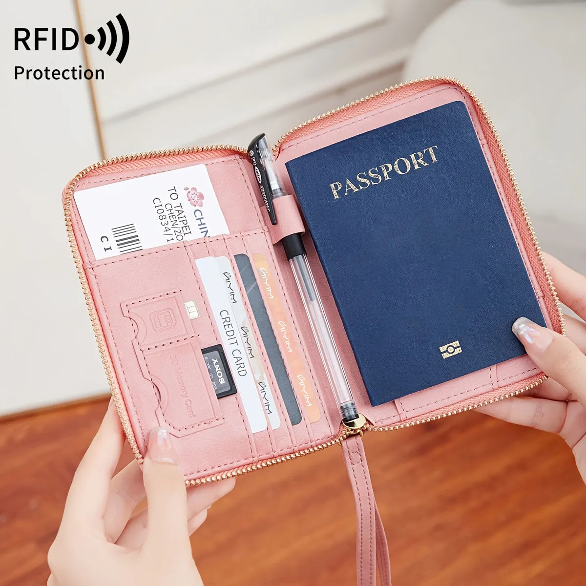 RFID | Protected Travel Wallet Anti Theft