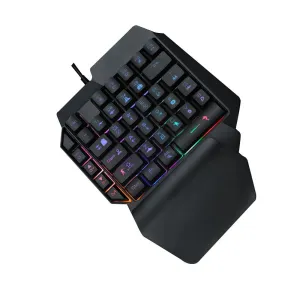 RGB Backlit 39-Key Mechanical Gaming Keyboard with Wired Mouse
