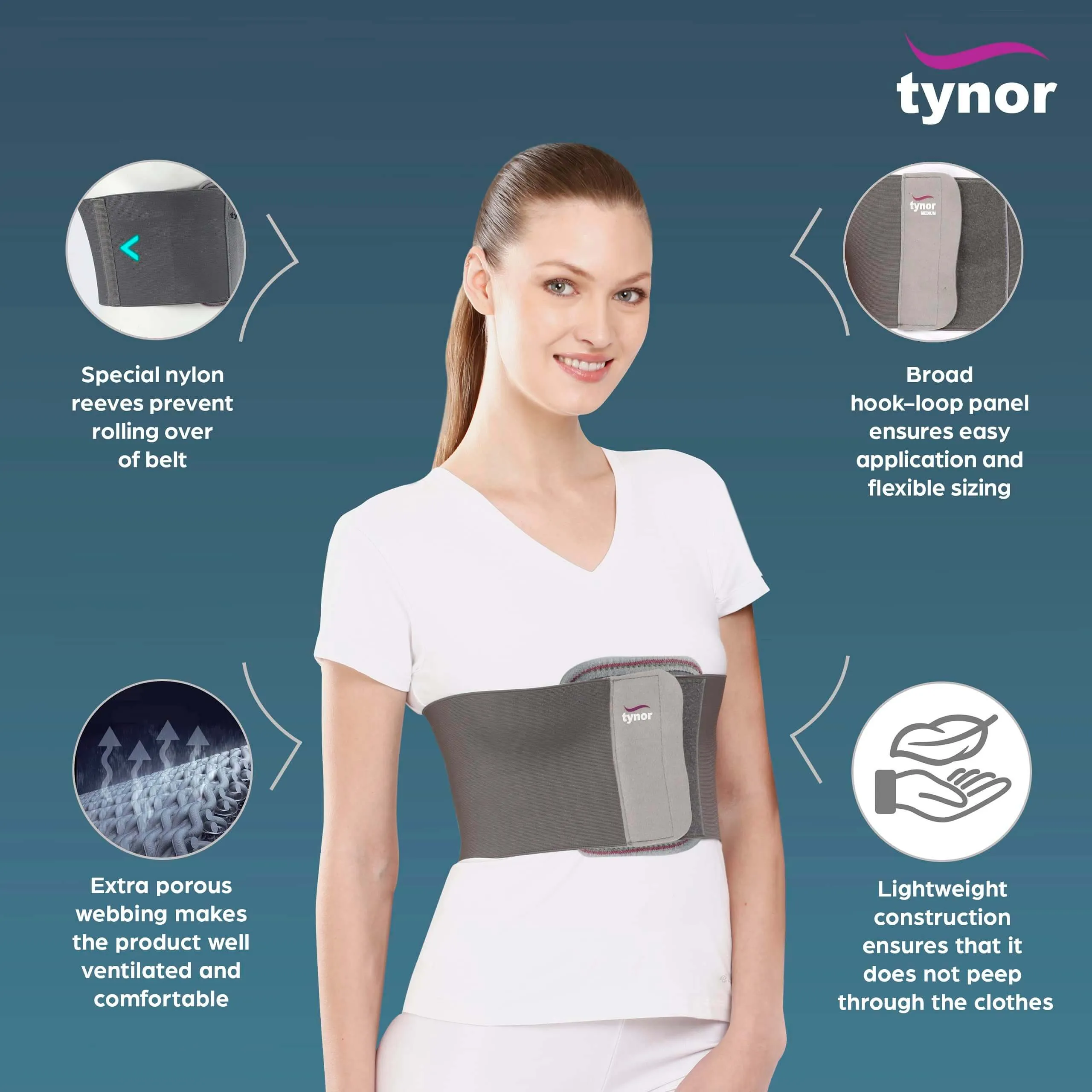 Rib Injury Binder Belt | Fractured Ribs | Sternum & Post Surgery Care