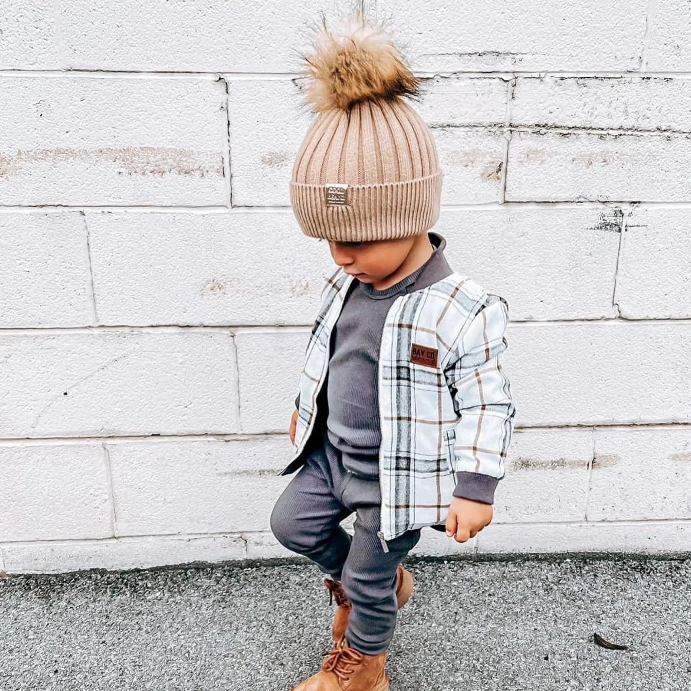 Ribbed Lux Beanz - Wheat