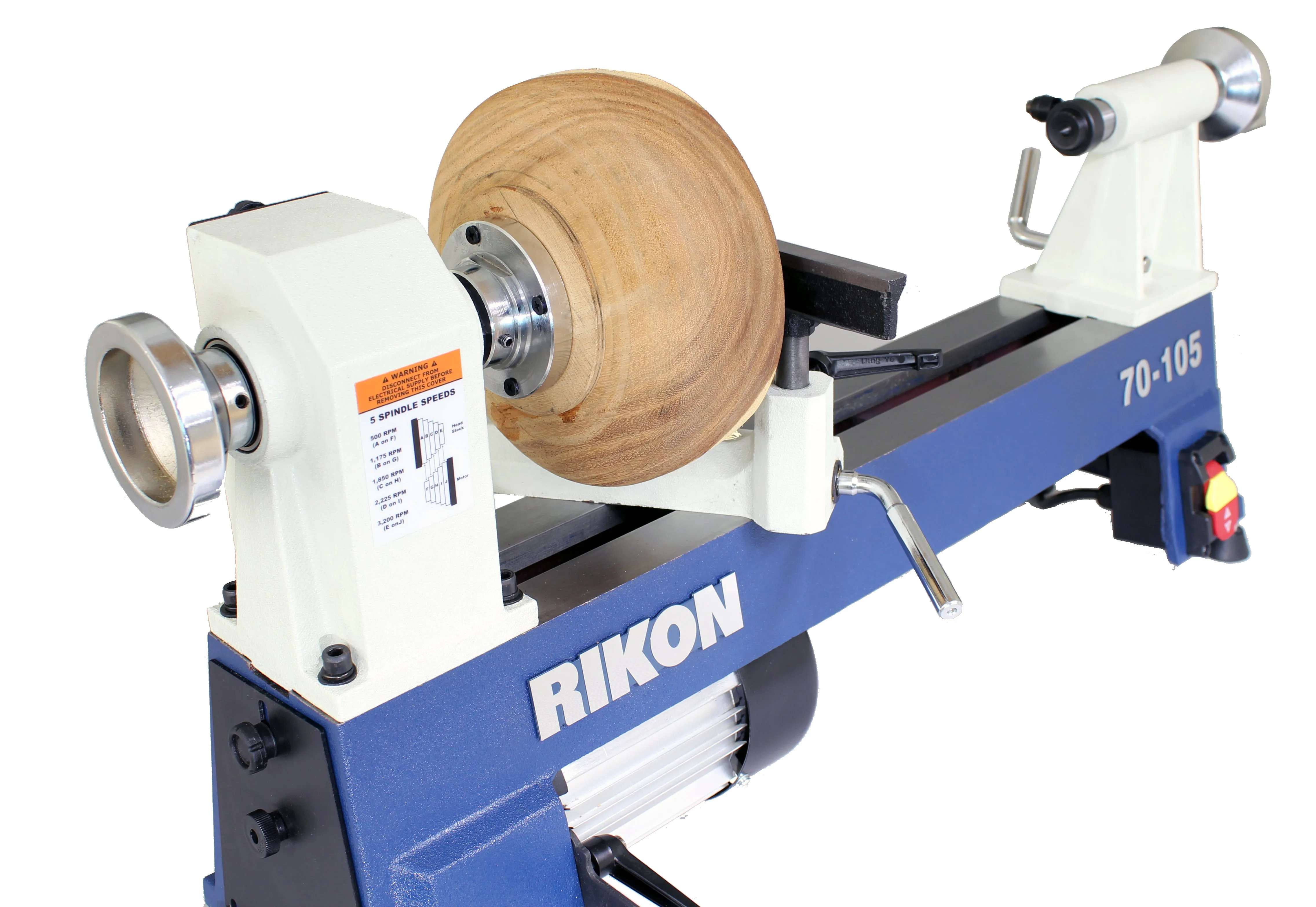 RIKON Mini Wood Lathe 10" x 18" - 70-105