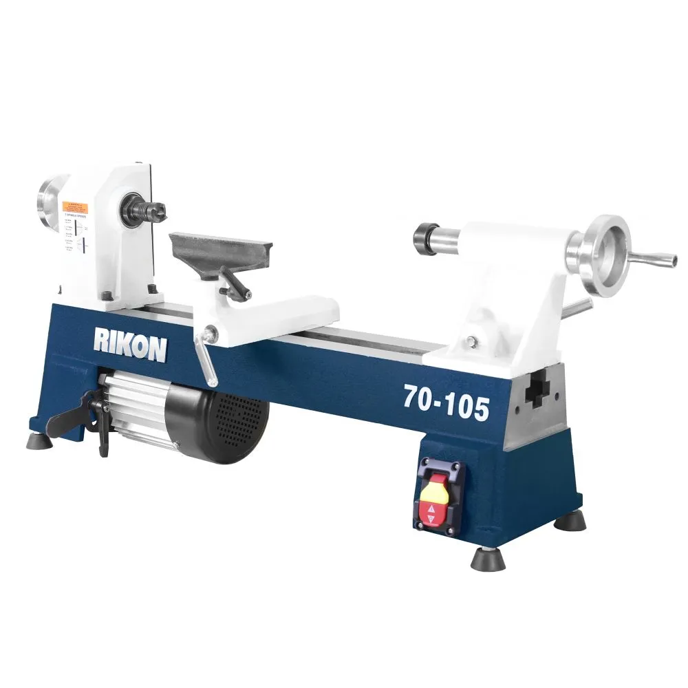 RIKON Mini Wood Lathe 10" x 18" - 70-105