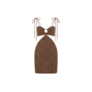 Ring Cut Out Mini Dress - Kosmic Kat