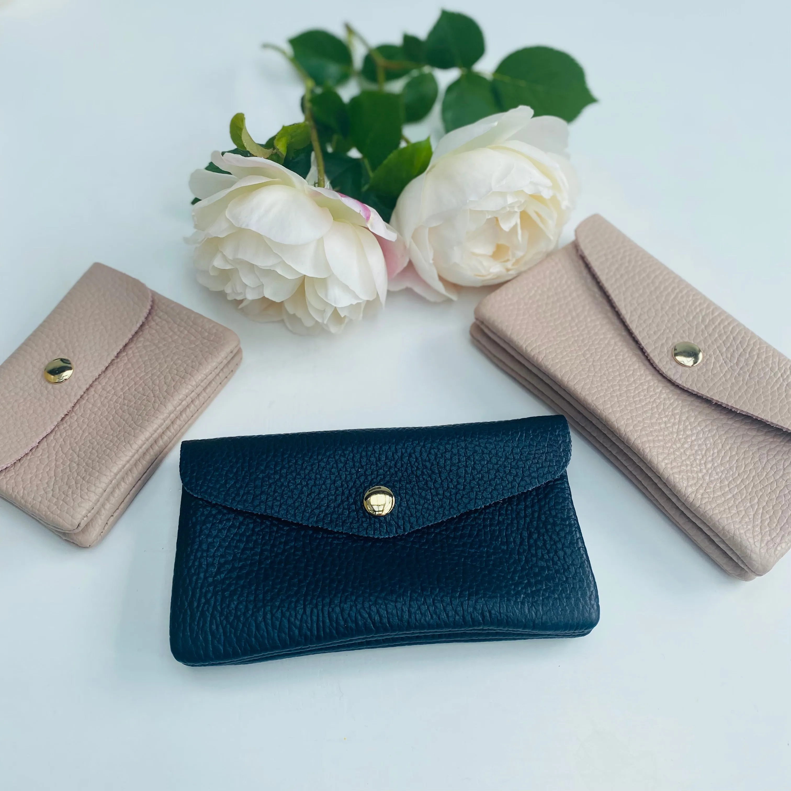 Rose Pink Soft Leather Small Purse