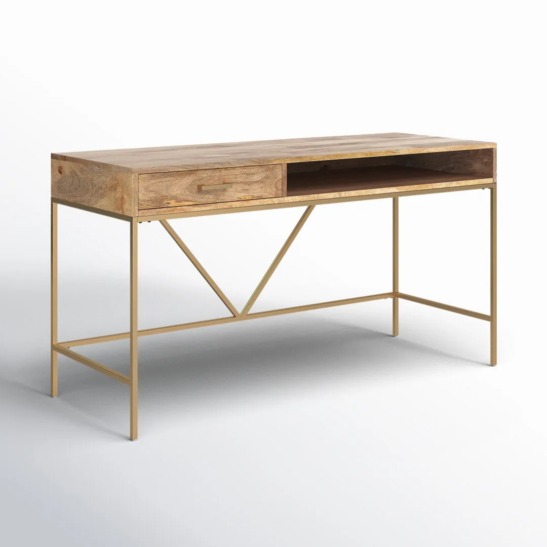 Rowley Desk Joss & Main Color (Top/Frame): Natural