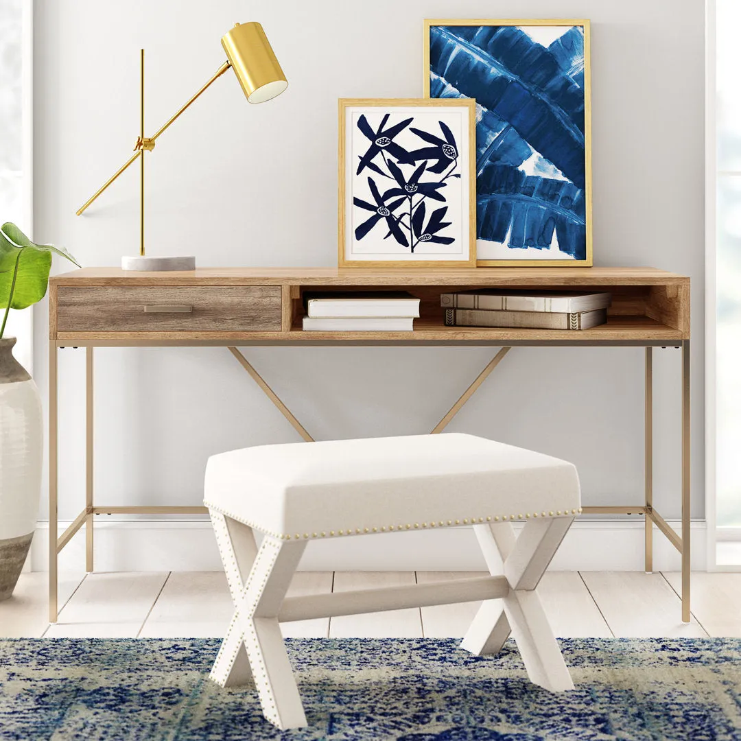 Rowley Desk Joss & Main Color (Top/Frame): Natural