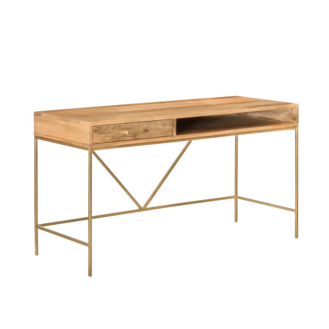 Rowley Desk Joss & Main Color (Top/Frame): Natural