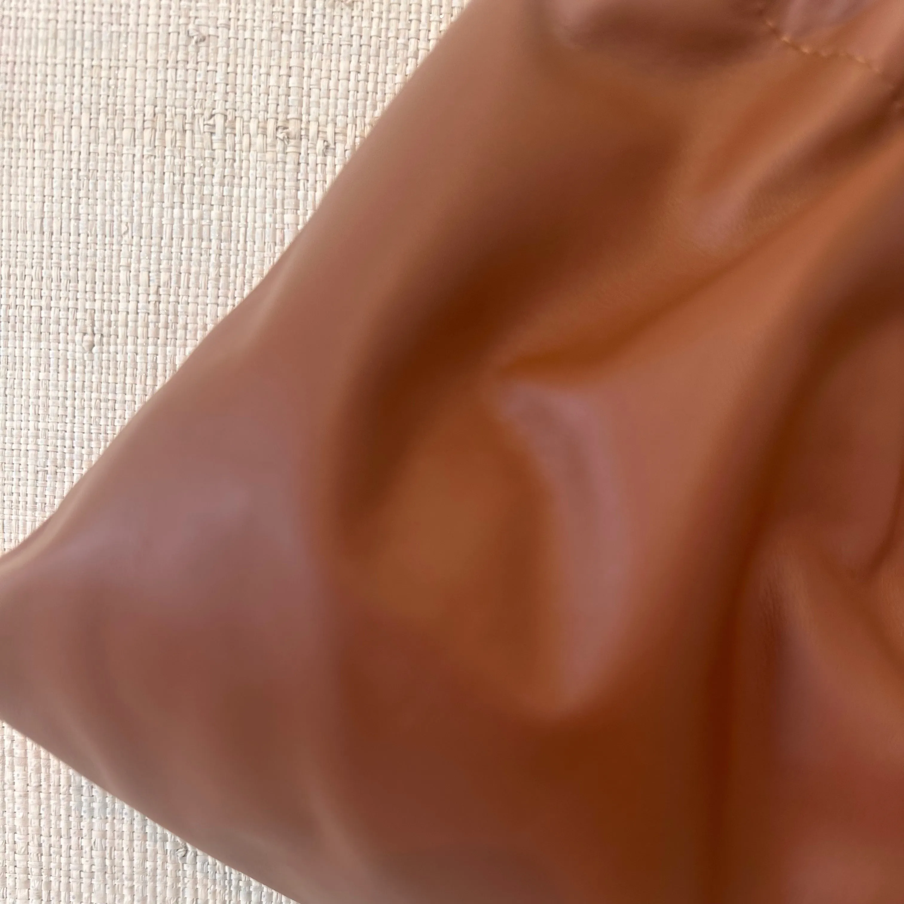 Ruched Shoulder Bag - Milk Chocolate