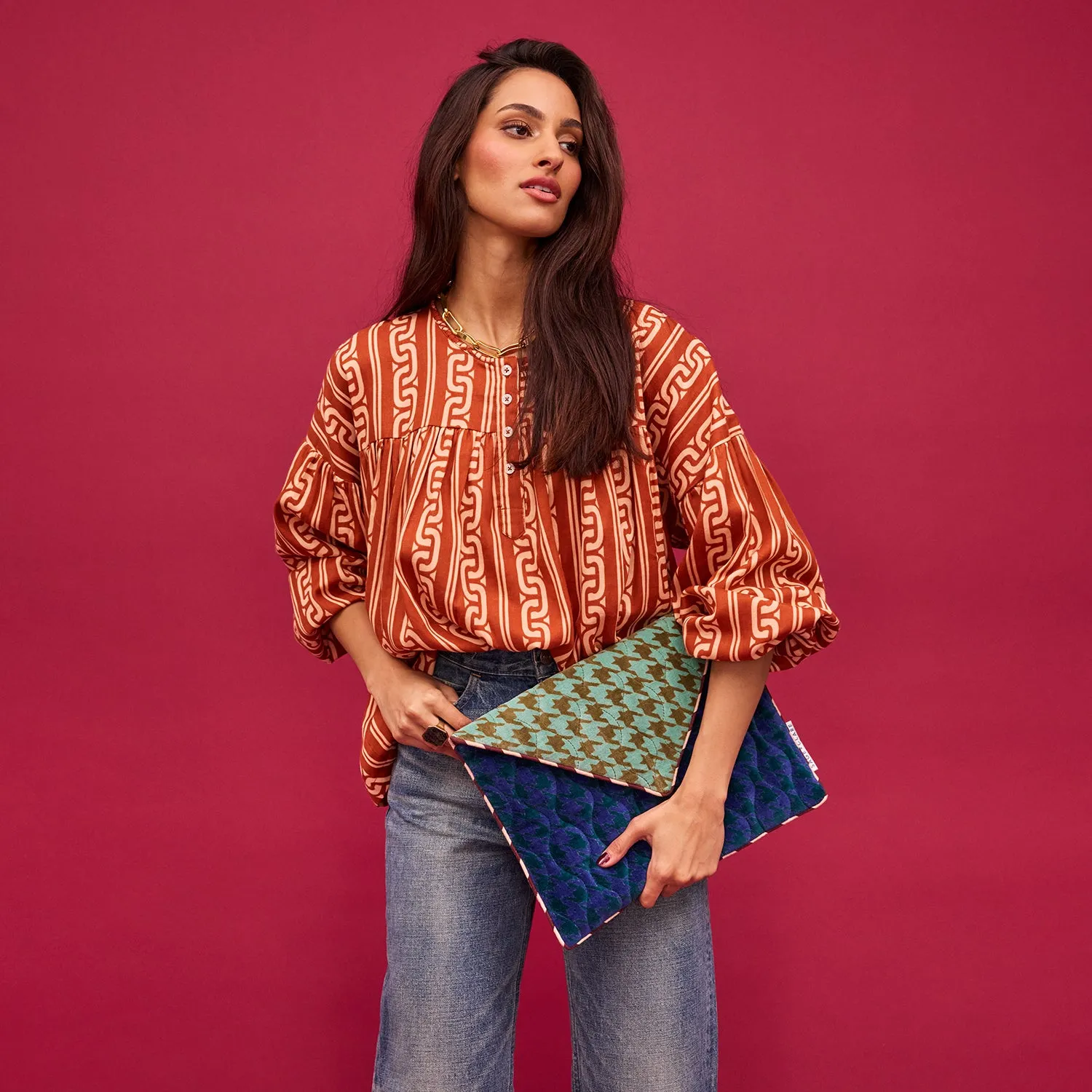 Sage x Clare - Vinita clutch