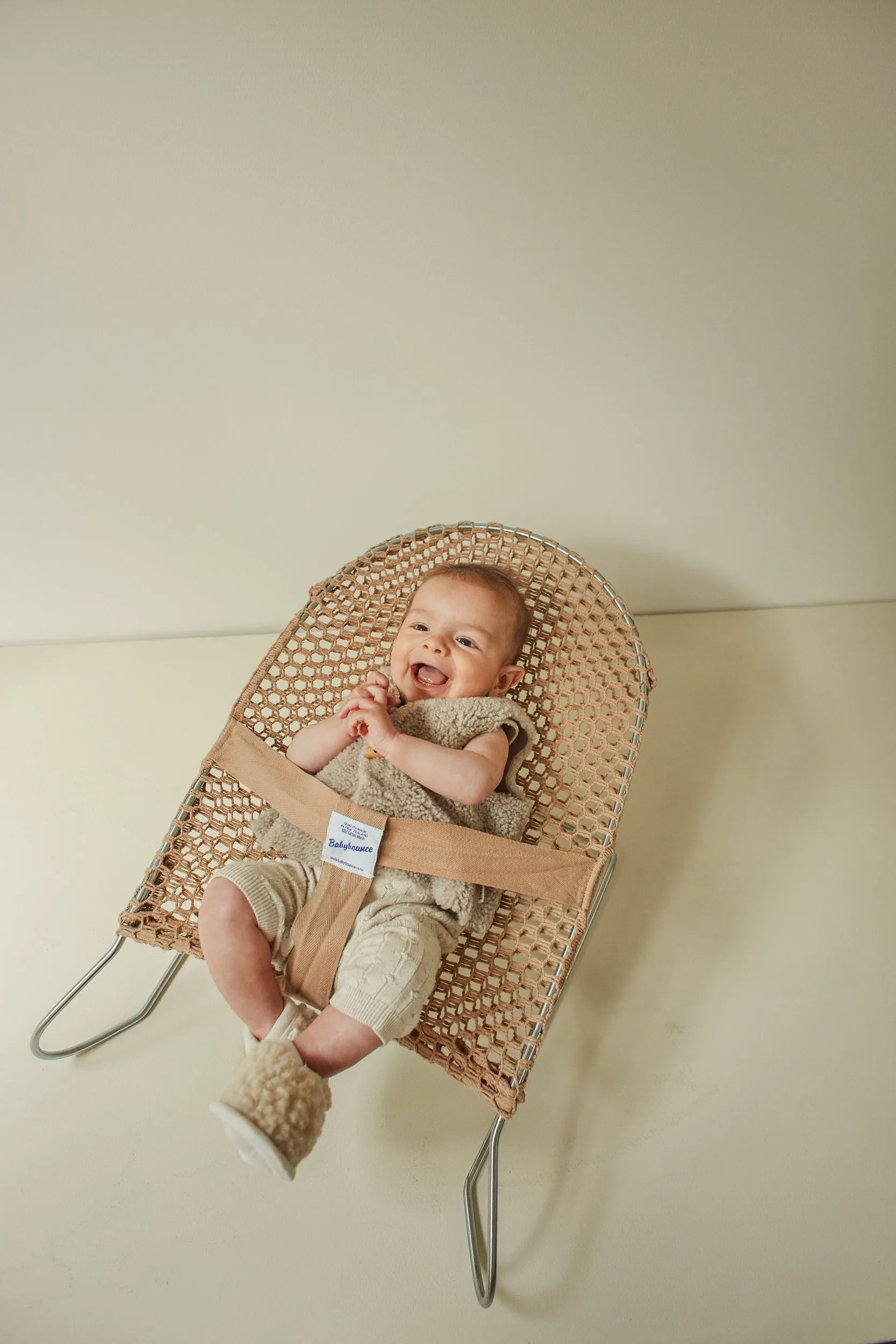 SAND CROCHET BABY HAMMOCK - BACK IN STOCK