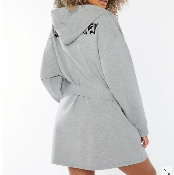Savage X Fenty Grey Hooded Robe