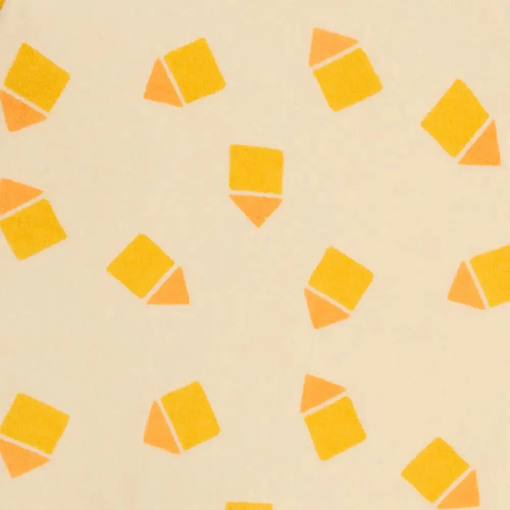 Scallop - Yellow Beach Hut Towelling Bubble Romper