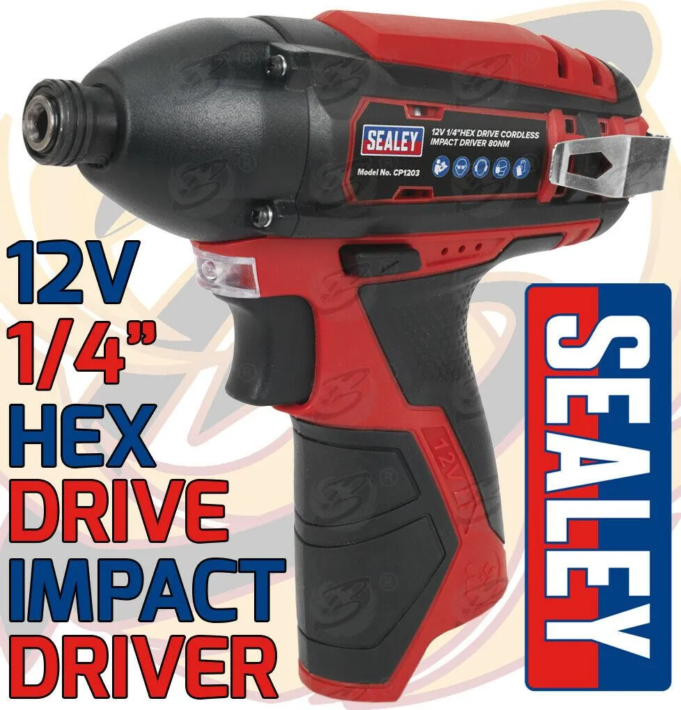 SEALEY 12V CORDLESS COMBO KIT ( DRILL - RATCHET WRENCH - RECIPROCATING SAW - IMPACT DRIVER )