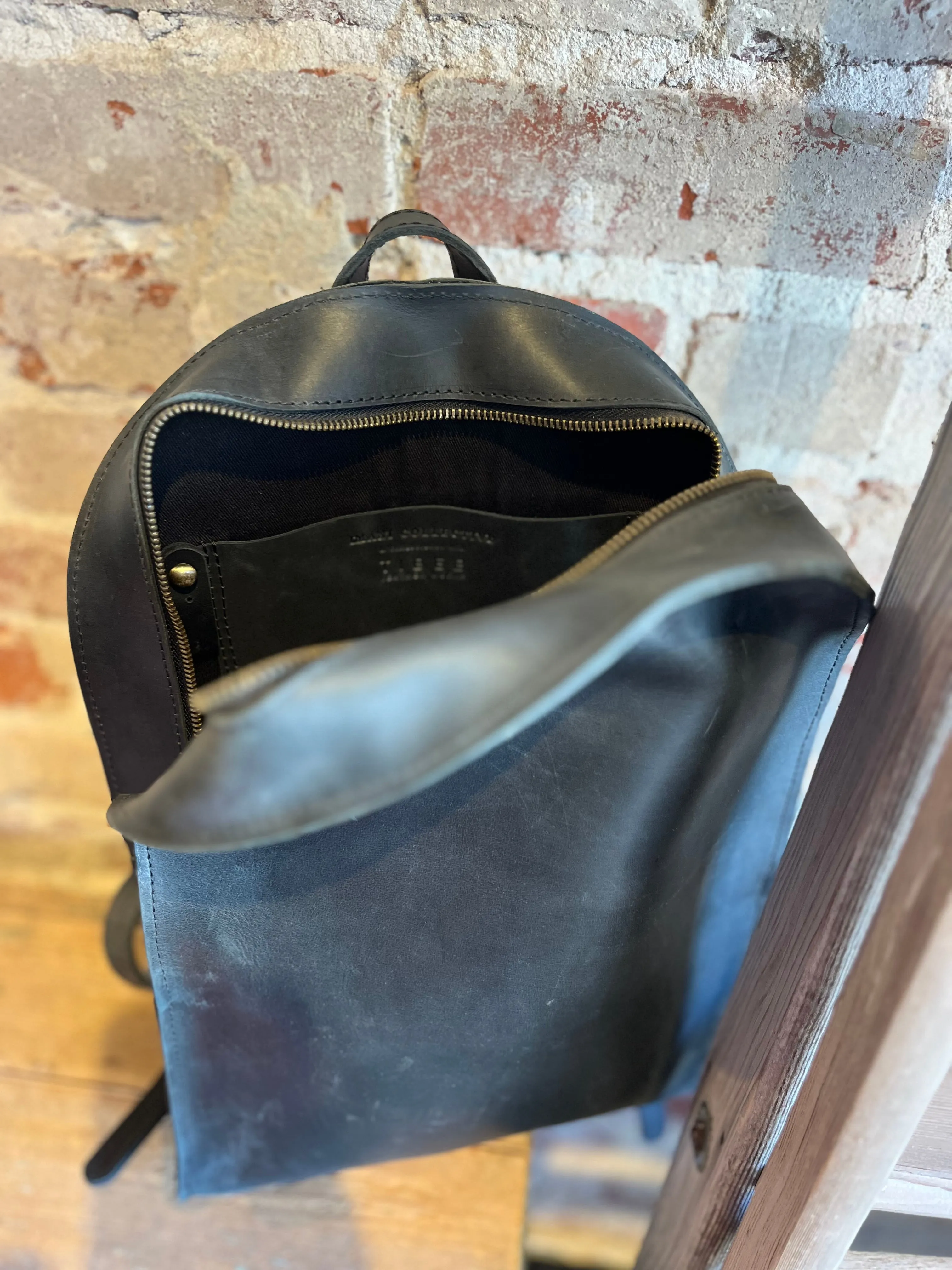 Selah Leather Backpack - Black