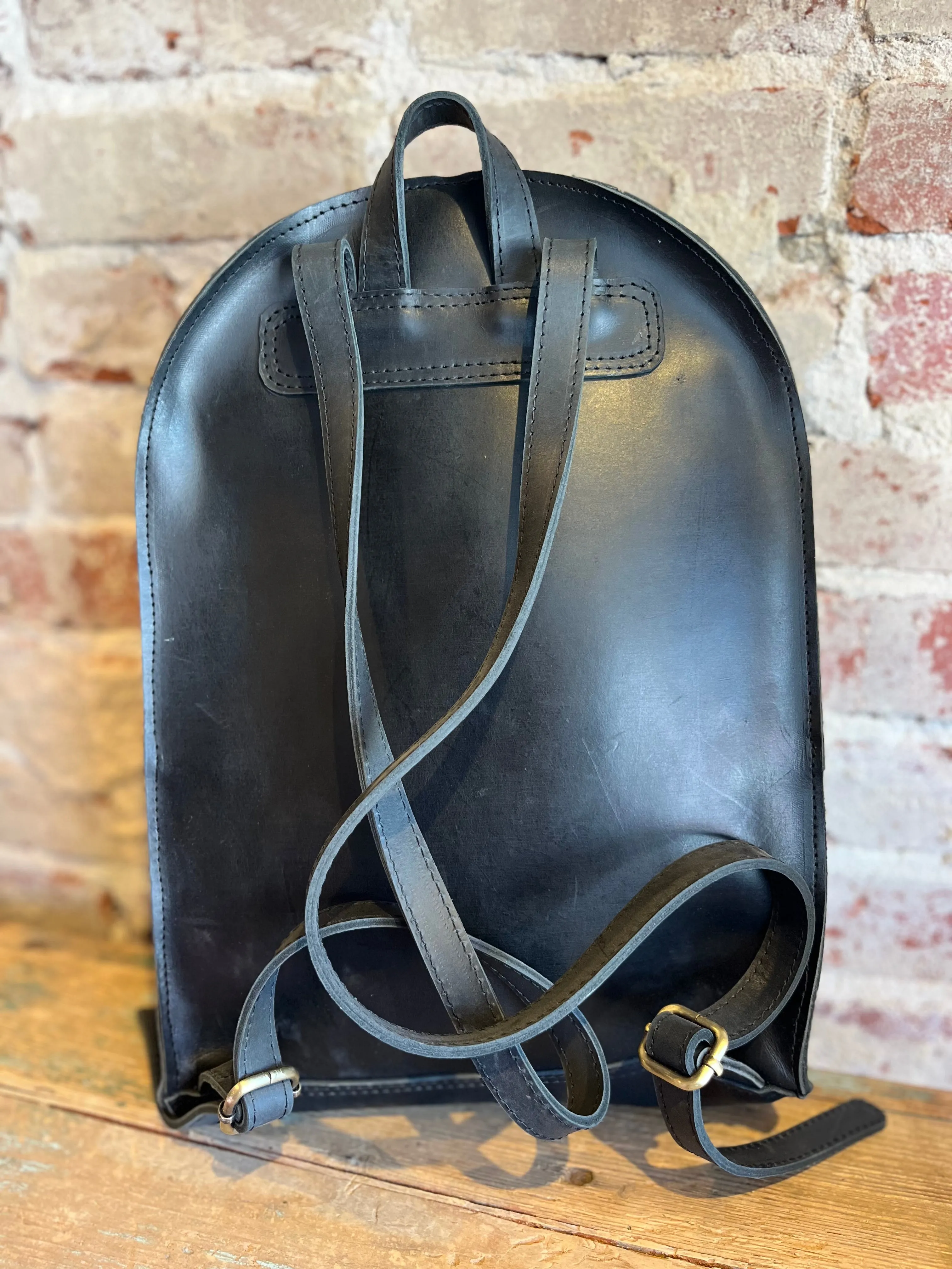 Selah Leather Backpack - Black
