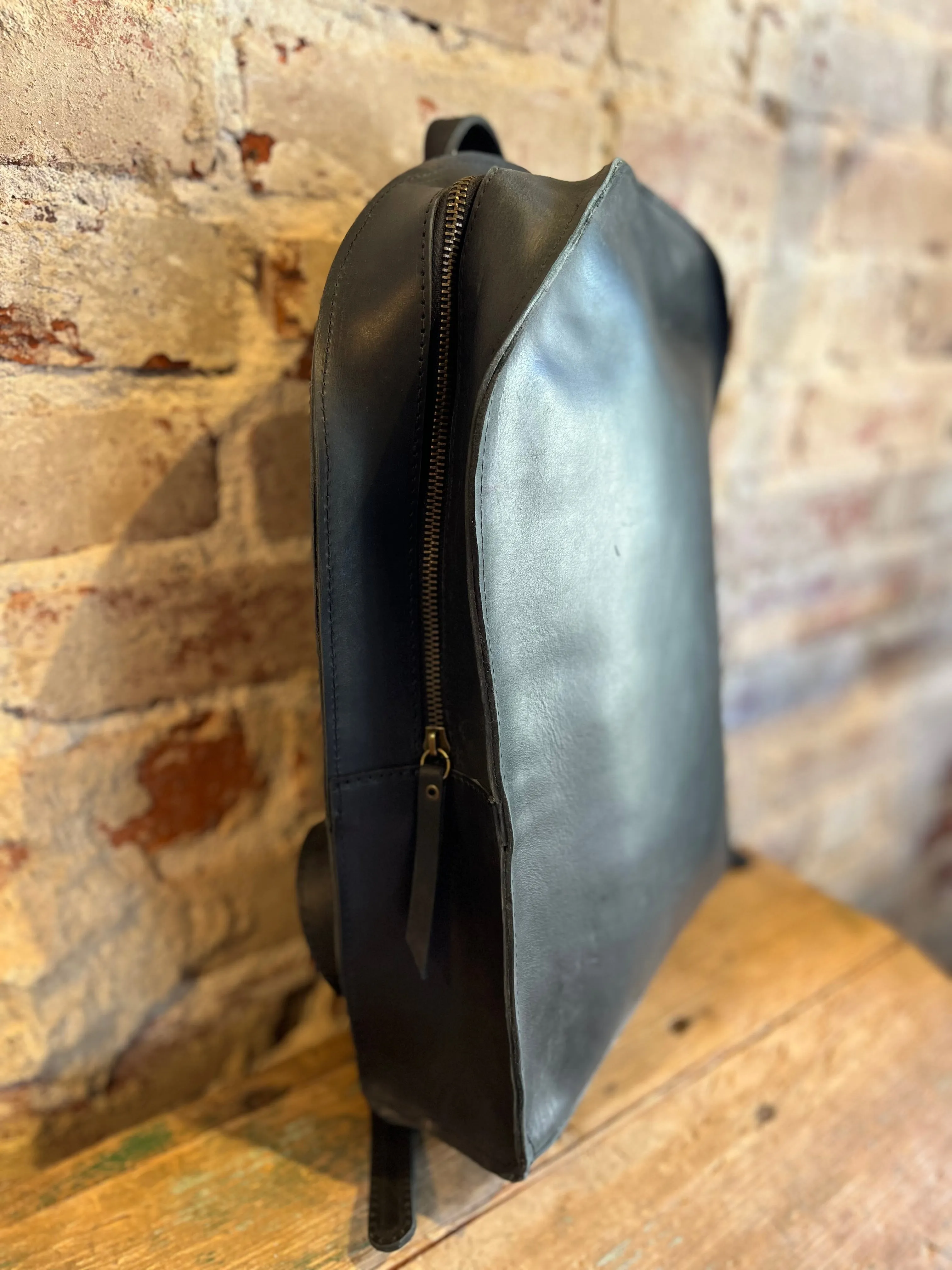 Selah Leather Backpack - Black
