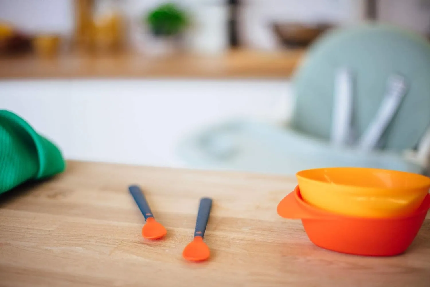 Set of Heat Sense Weaning Spoons, 4m , Pack of 4