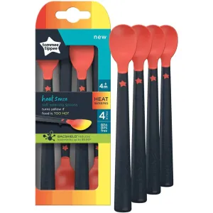 Set of Heat Sense Weaning Spoons, 4m , Pack of 4