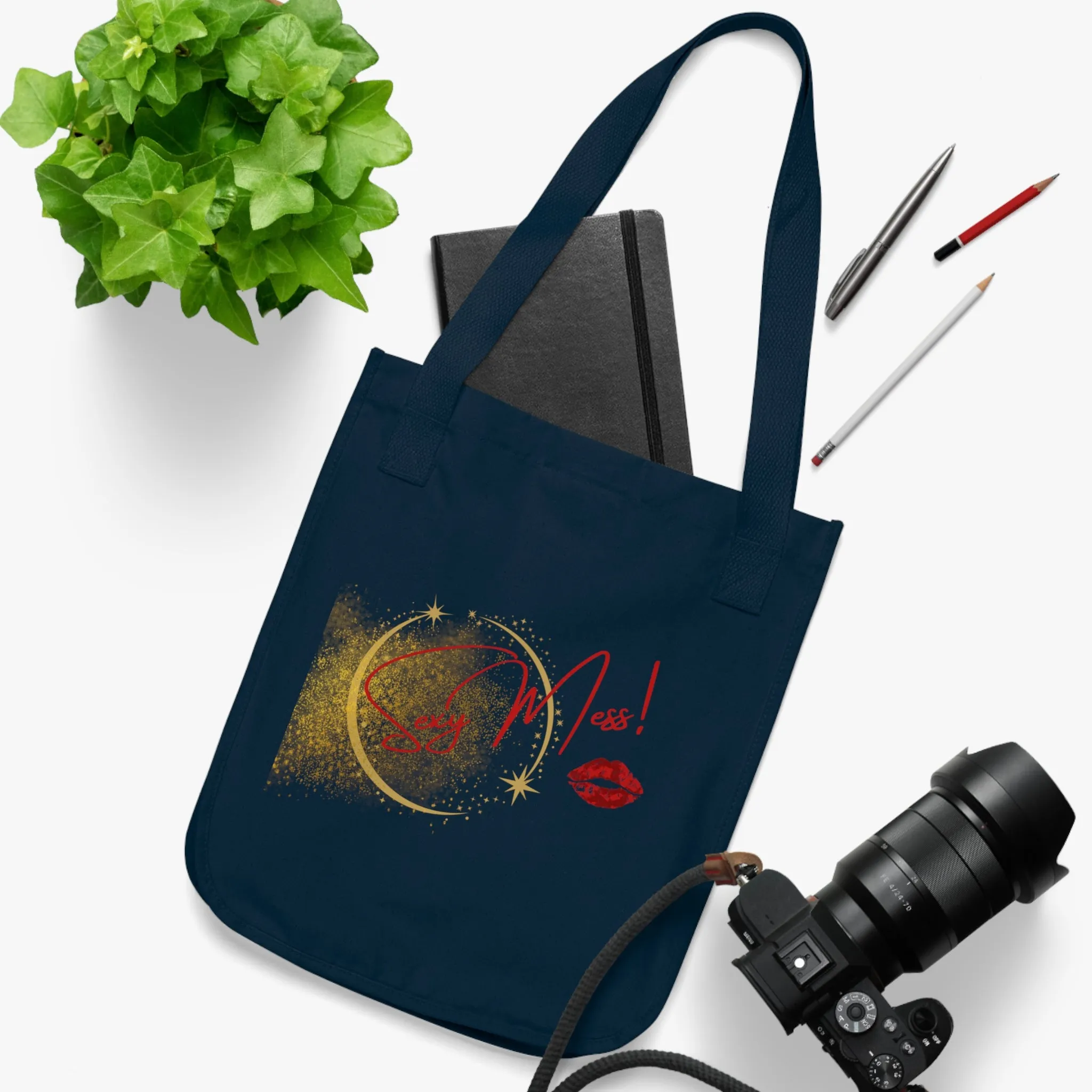 Sexy Mess Organic Tote – Fierce, Functional & Eco-Friendly
